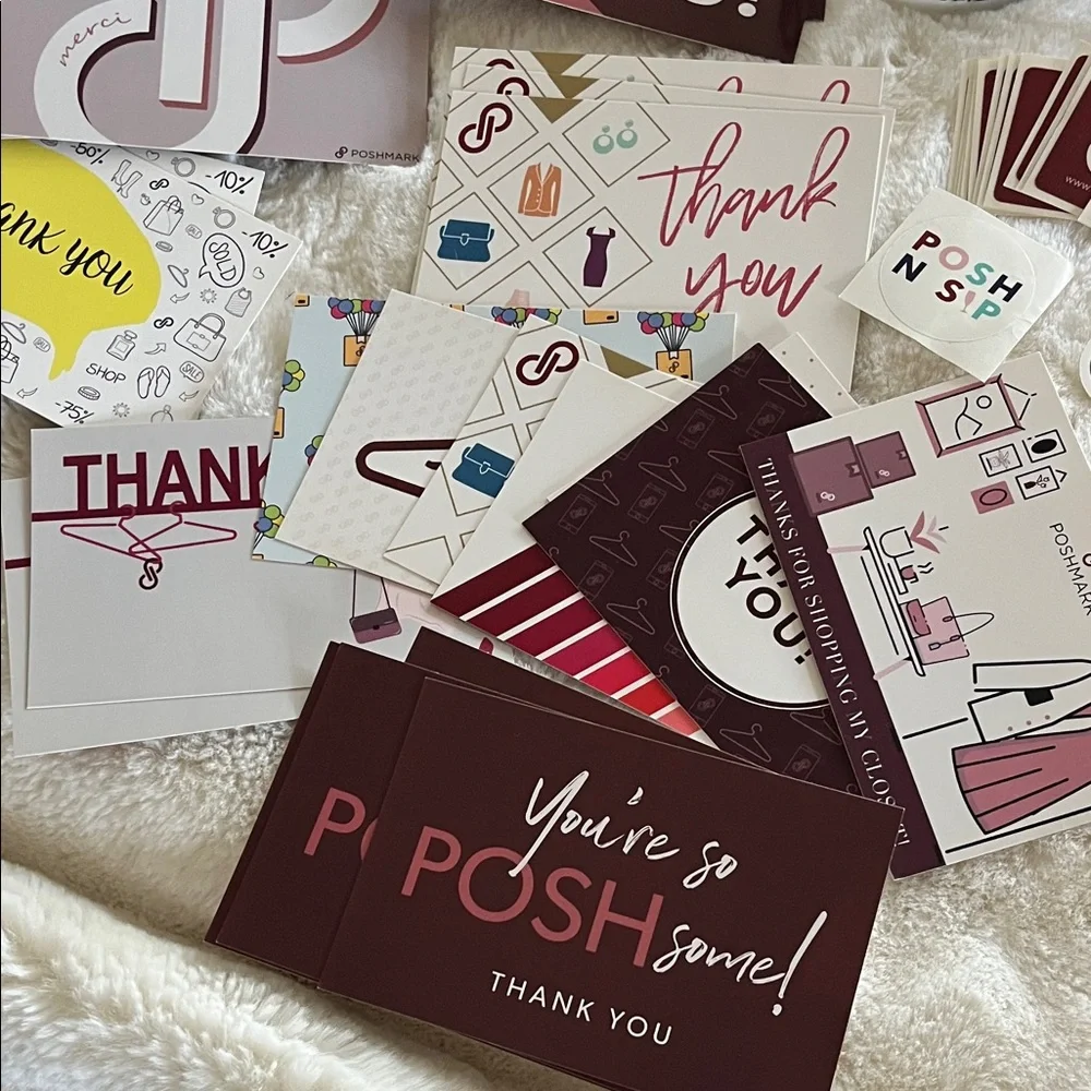 Thank You Stickers and Tape Set - Multicolor